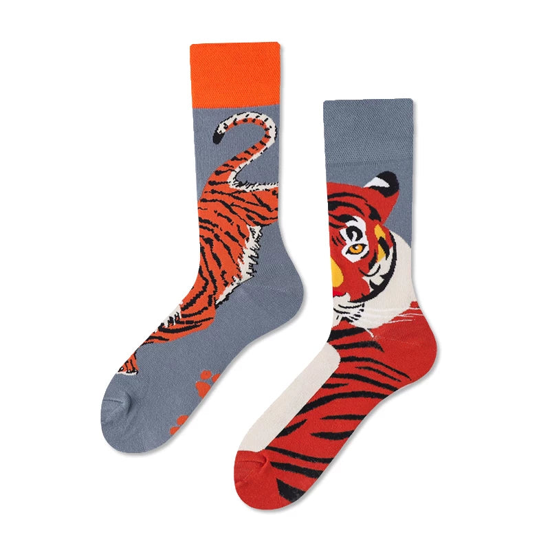 Hawecc | Mid-Calf Grip Socks for Indoor Home Practice