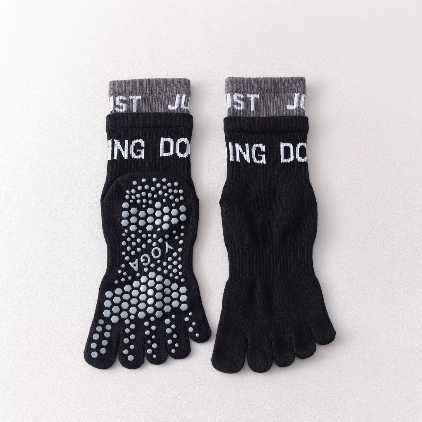 Hawecc | Indoor Yoga and Pilates Socks with Split Toe for Women