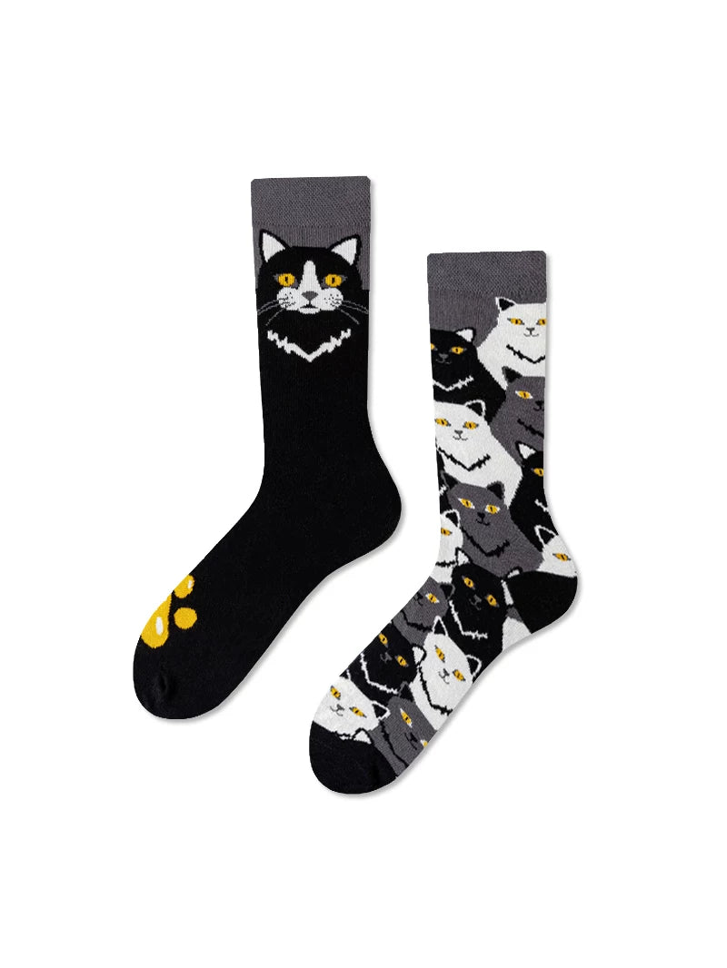 Hawecc | Mid-Calf Grip Socks for Indoor Home Practice