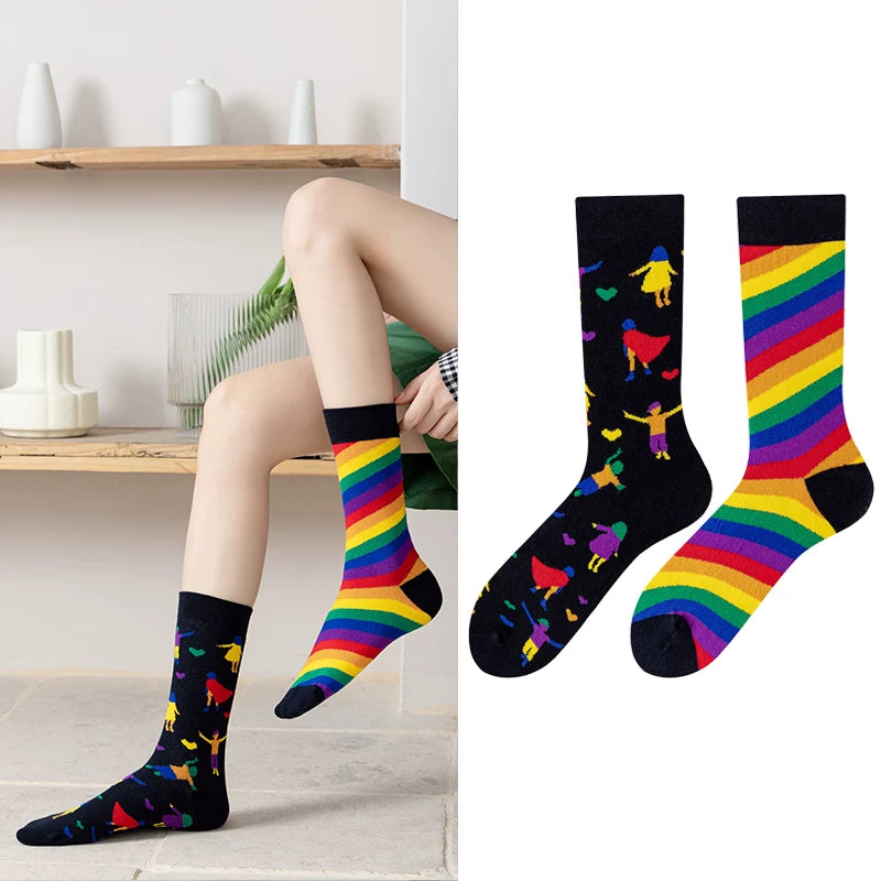 Hawecc | Mid-Calf Split-Toe Pilates and Yoga Socks