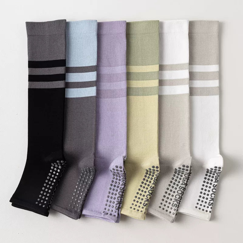 Hawecc | Professional Mid-Calf Non-Slip Pilates Socks
