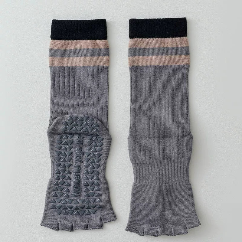 Hawecc | Women’s Professional Mid-Calf Socks for Indoor Floor Workouts