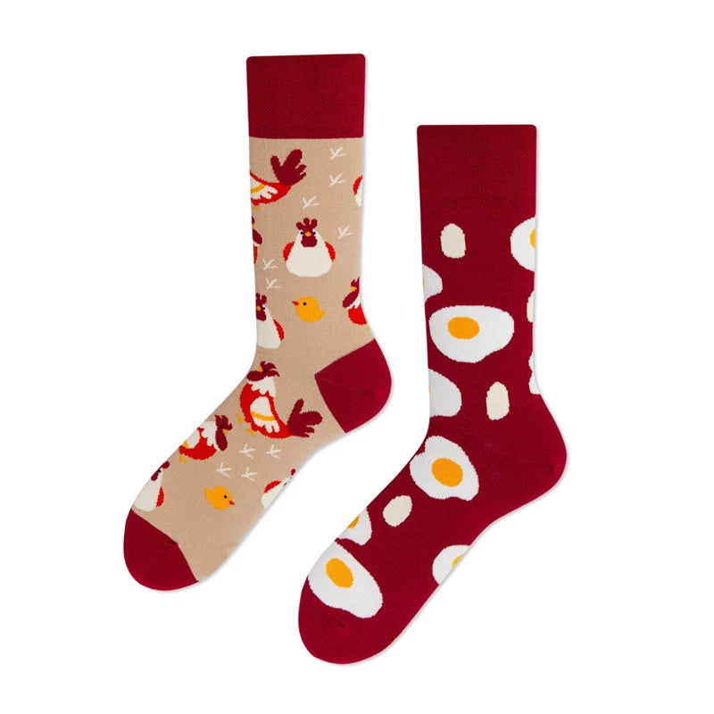 Hawecc | Mid-Calf Grip Socks for Indoor Home Practice