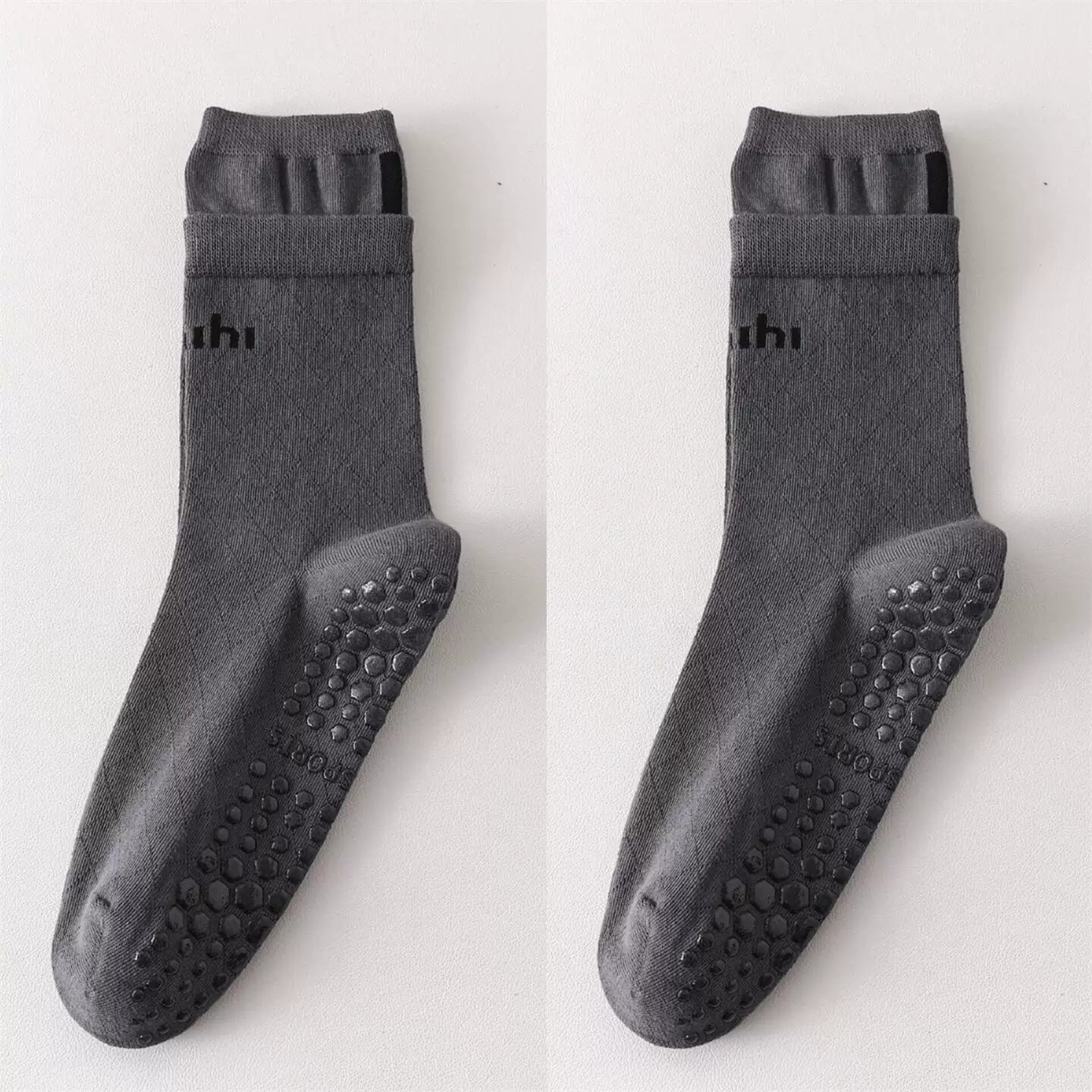 Hawecc | Women’s Mid-Calf Non-Slip Pilates Socks