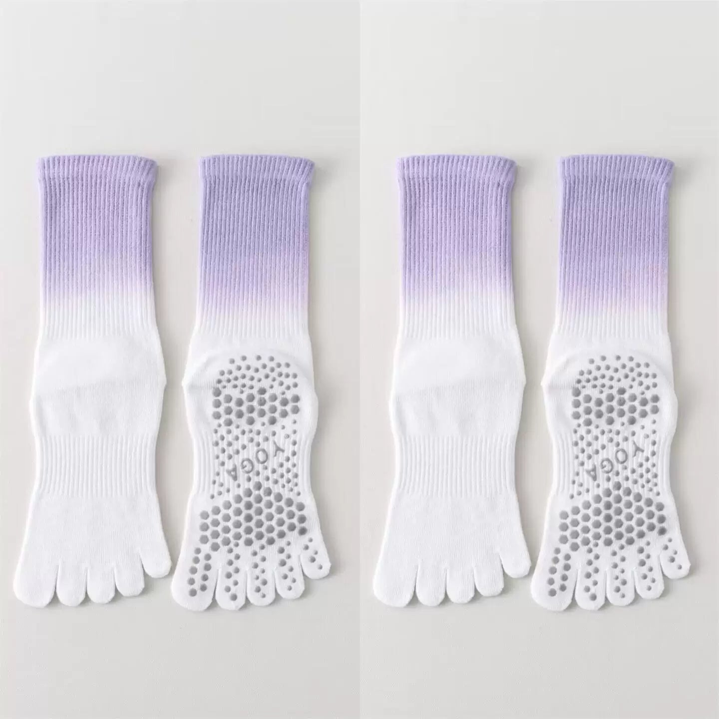 Hawecc | Women’s Non-Slip Split-Toe Fitness Socks