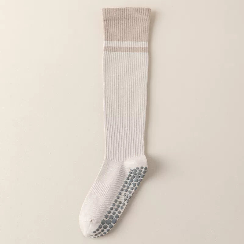 Hawecc | Professional Mid-Calf Non-Slip Yoga Socks for Women
