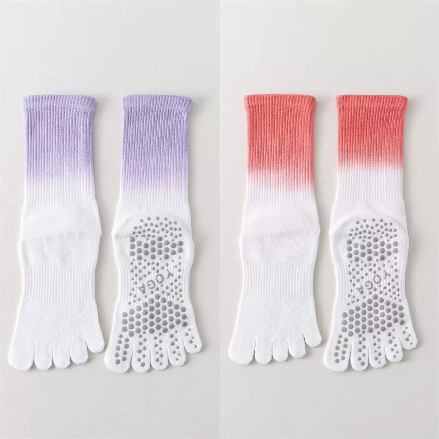 Hawecc | Women’s Non-Slip Split-Toe Fitness Socks