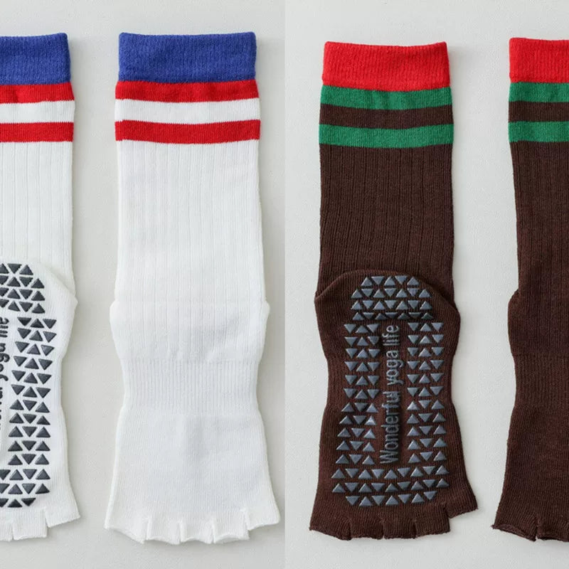 Hawecc | Women’s Professional Mid-Calf Socks for Indoor Floor Workouts