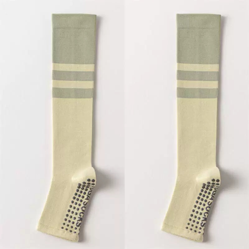 Hawecc | Professional Mid-Calf Non-Slip Pilates Socks