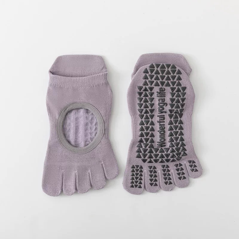 Hawecc | Professional Non-Slip Mid-Calf Pilates Socks