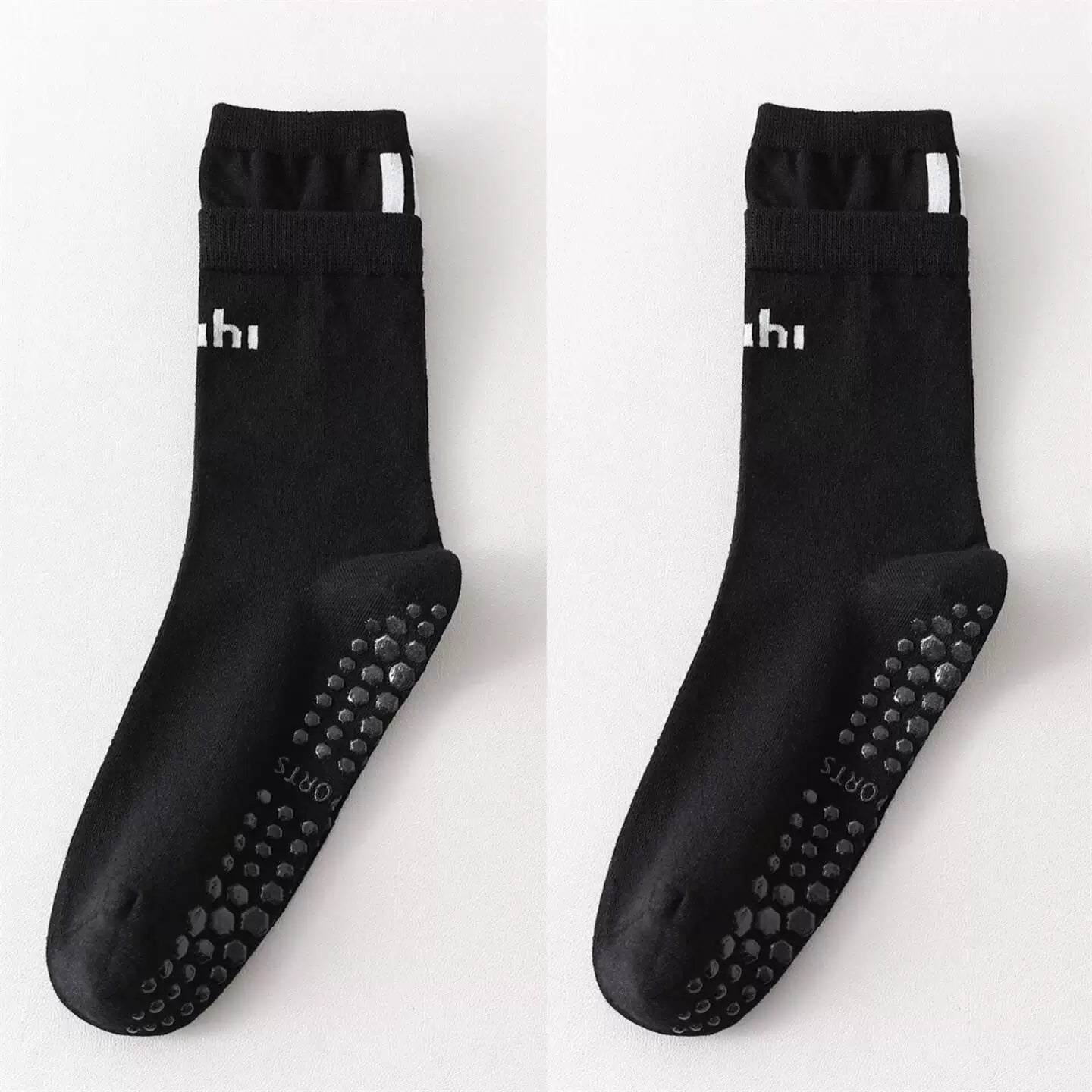 Hawecc | Women’s Mid-Calf Non-Slip Pilates Socks