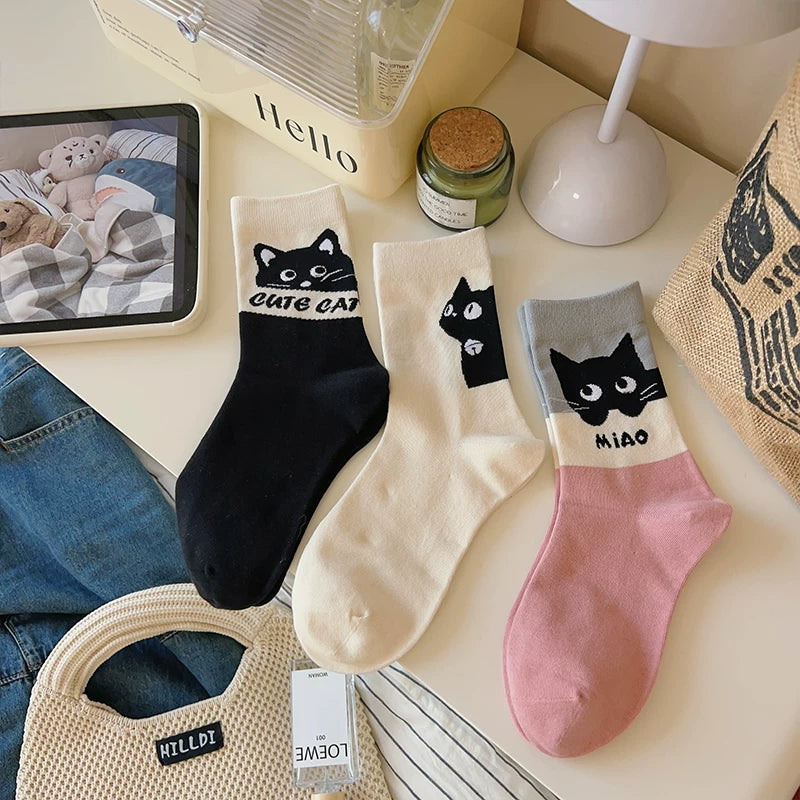 Hawecc | Mid-Calf Non-Slip Socks for Pilates and Yoga