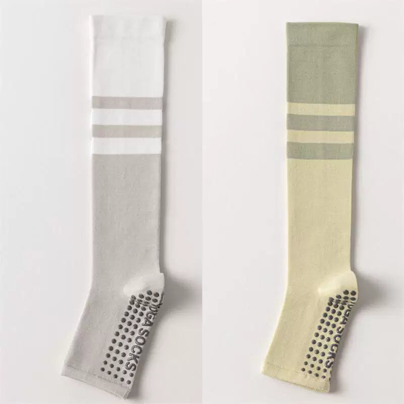 Hawecc | Professional Mid-Calf Non-Slip Pilates Socks