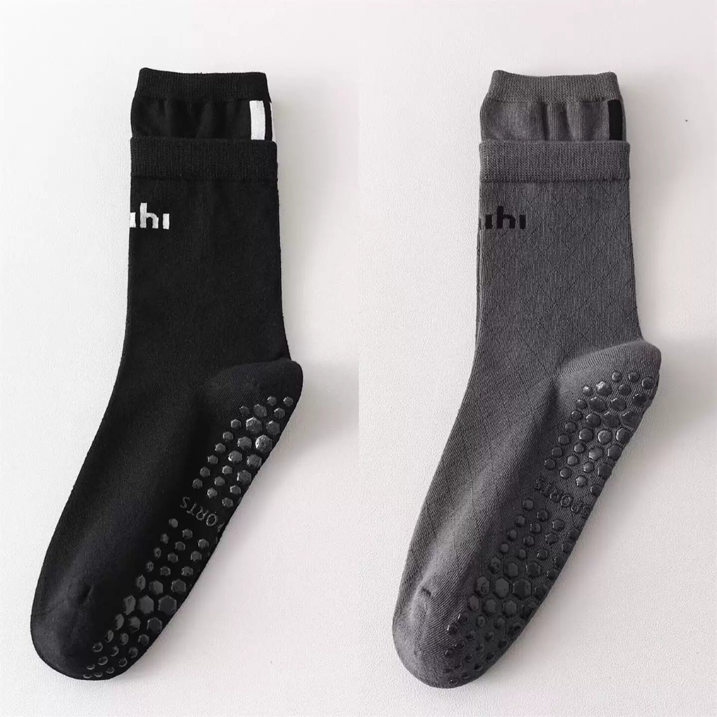 Hawecc | Women’s Mid-Calf Non-Slip Pilates Socks