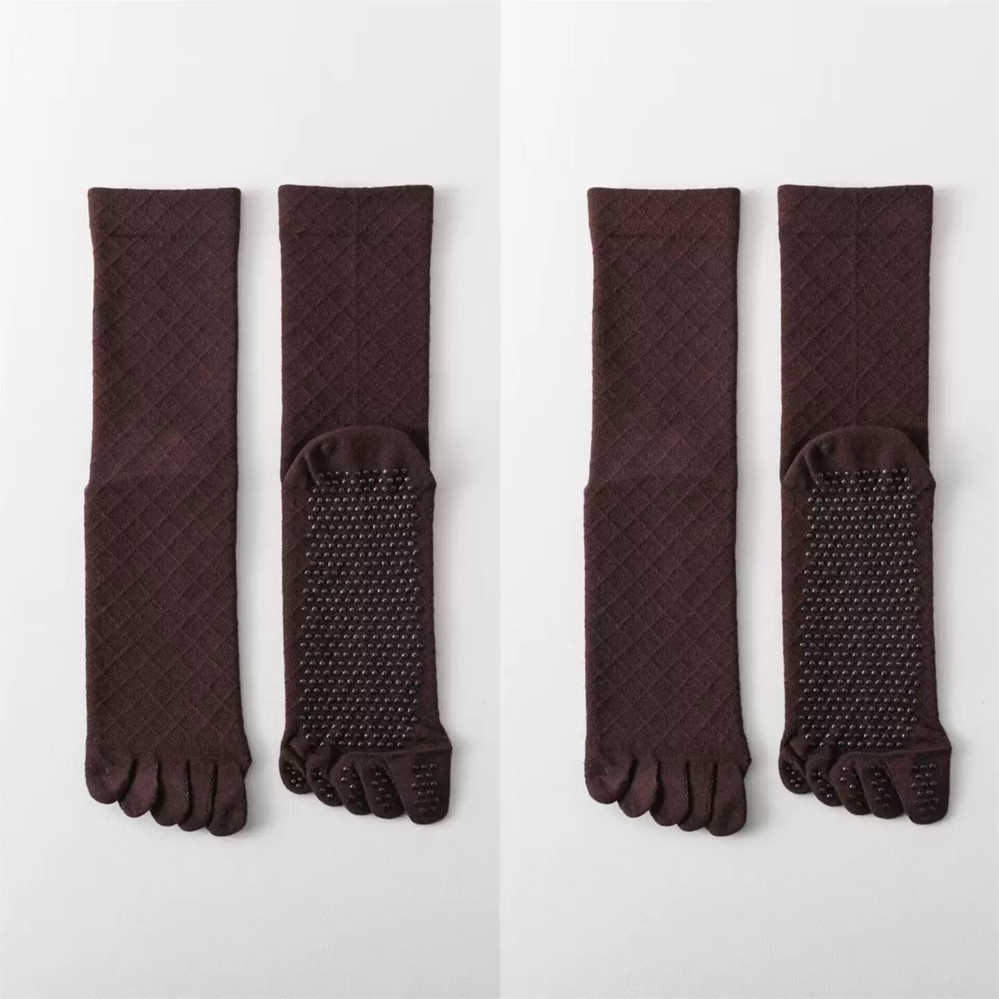 Hawecc | Mid-Calf Indoor Pilates and Yoga Socks