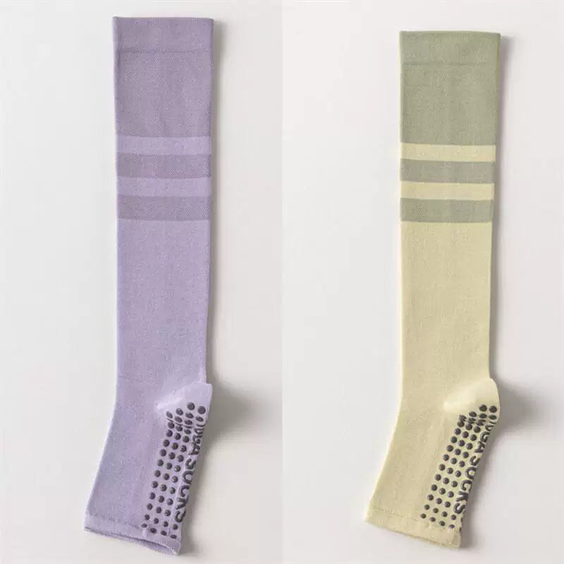 Hawecc | Professional Mid-Calf Non-Slip Pilates Socks
