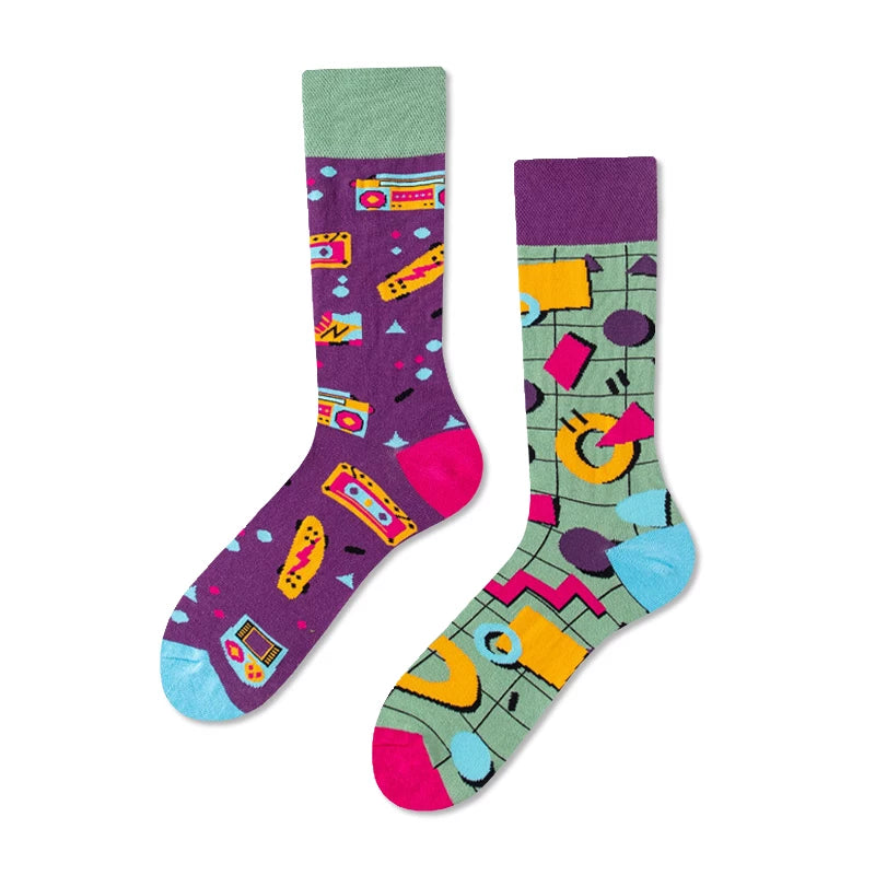 Hawecc | Mid-Calf Grip Socks for Indoor Home Practice