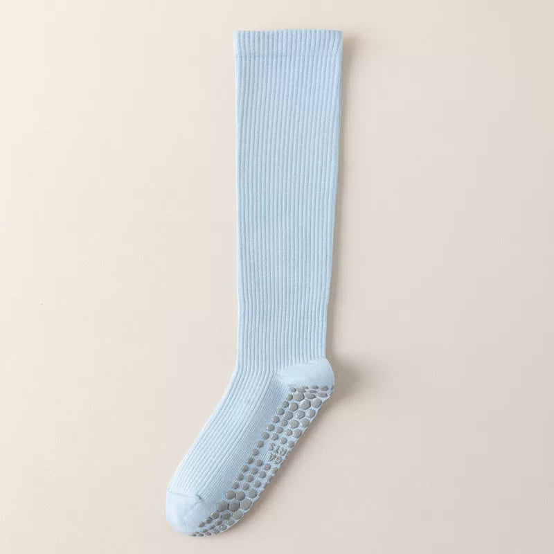 Hawecc | Professional Mid-Calf Non-Slip Yoga Socks for Women