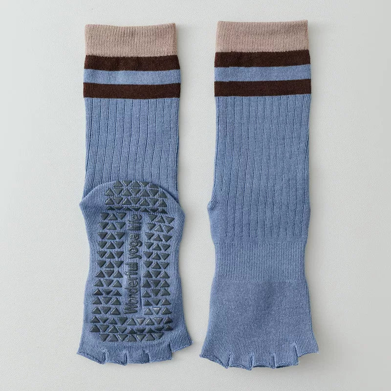 Hawecc | Women’s Professional Mid-Calf Socks for Indoor Floor Workouts