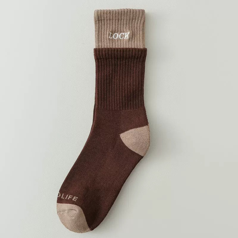 Hawecc | Mid-Calf Grip Socks for Women’s Pilates and Yoga