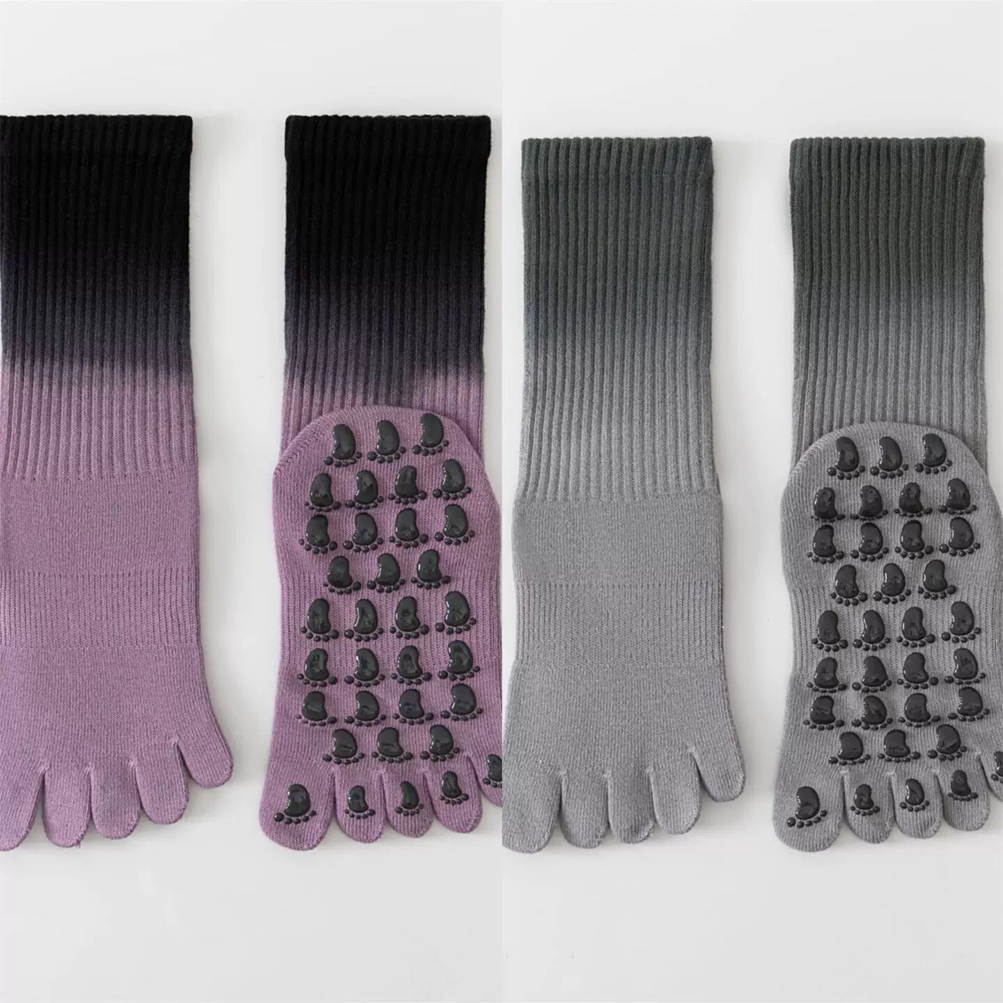 Hawecc | Mid-Calf Professional Yoga Socks for Women with Grip