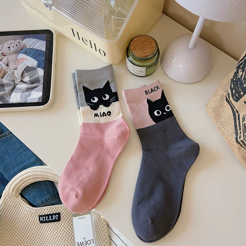 Hawecc | Mid-Calf Non-Slip Socks for Pilates and Yoga