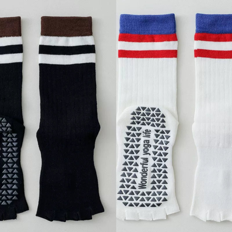 Hawecc | Women’s Professional Mid-Calf Socks for Indoor Floor Workouts