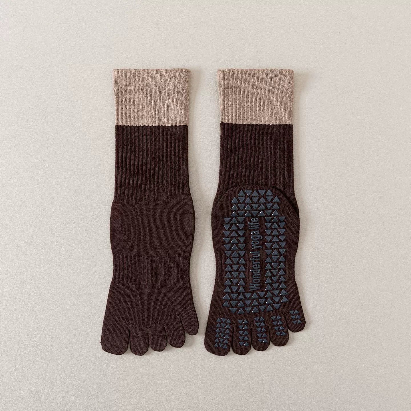 Hawecc | Non-Slip Pilates and Yoga Socks for Women’s Mid-Calf Comfort