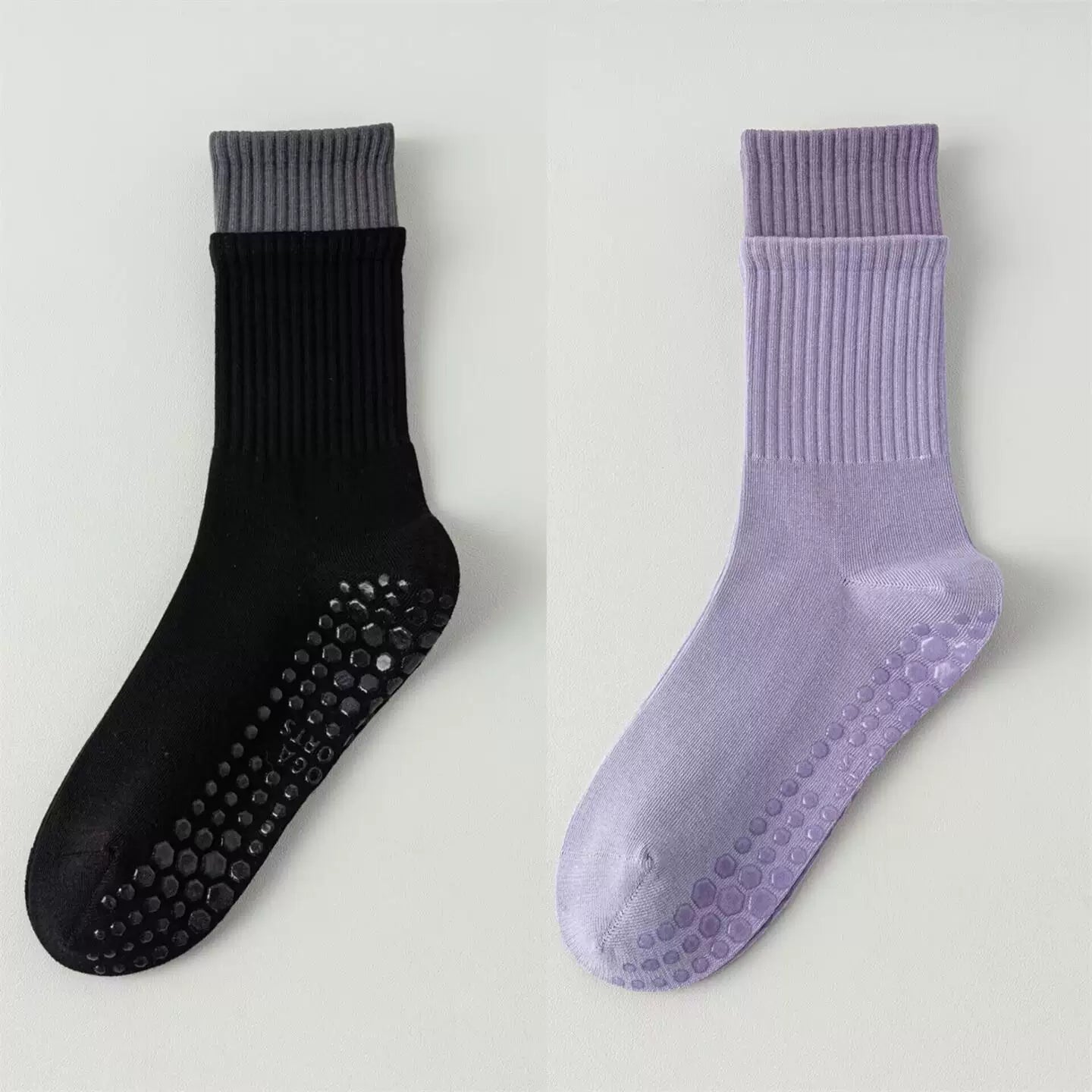 Hawecc | Women’s Non-Slip Split-Toe Socks for Pilates and Yoga