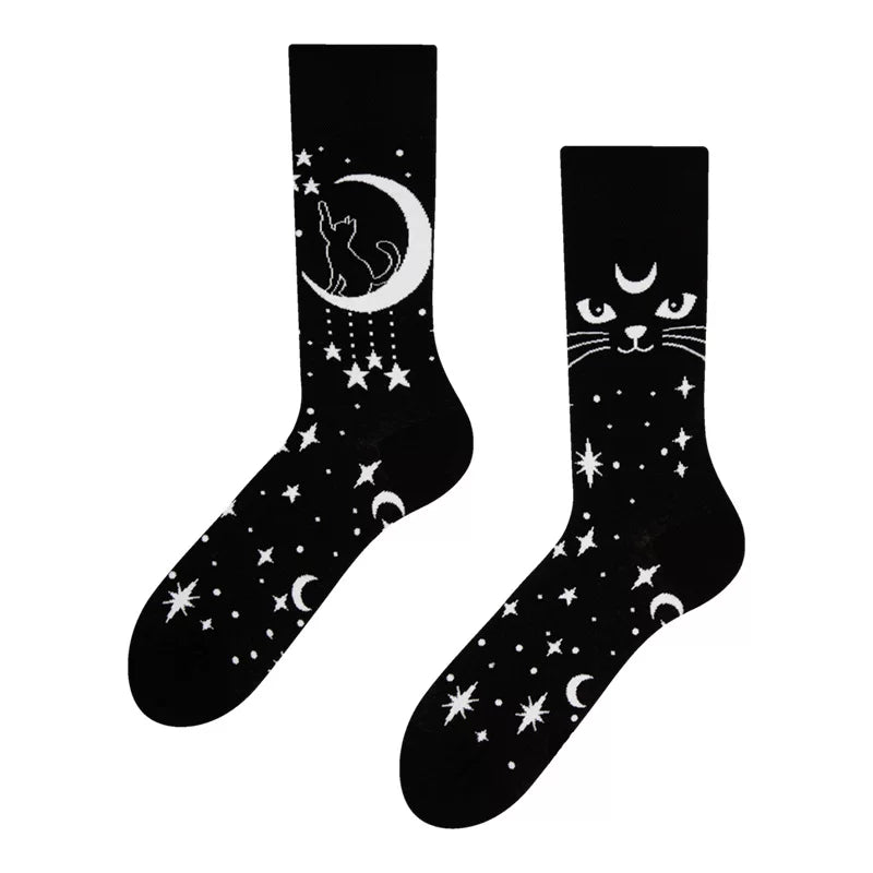 Hawecc | Women’s Mid-Calf Split-Toe Yoga Socks