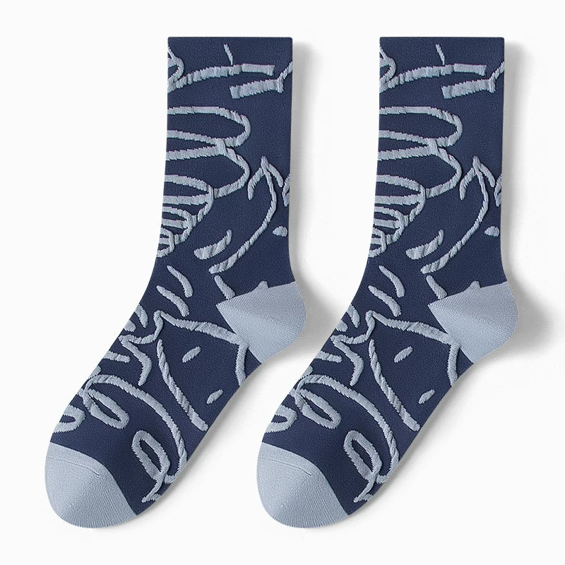 Hawecc | Women’s Indoor Split-Toe Mid-Calf Socks