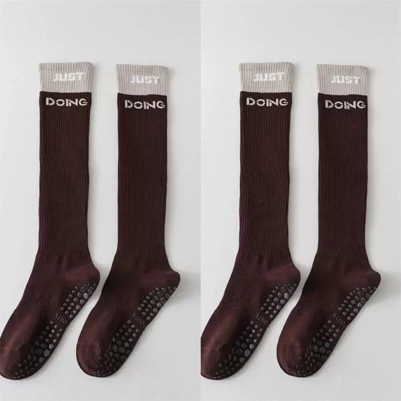 Hawecc | Indoor Fitness Socks with Split-Toe Design for Women