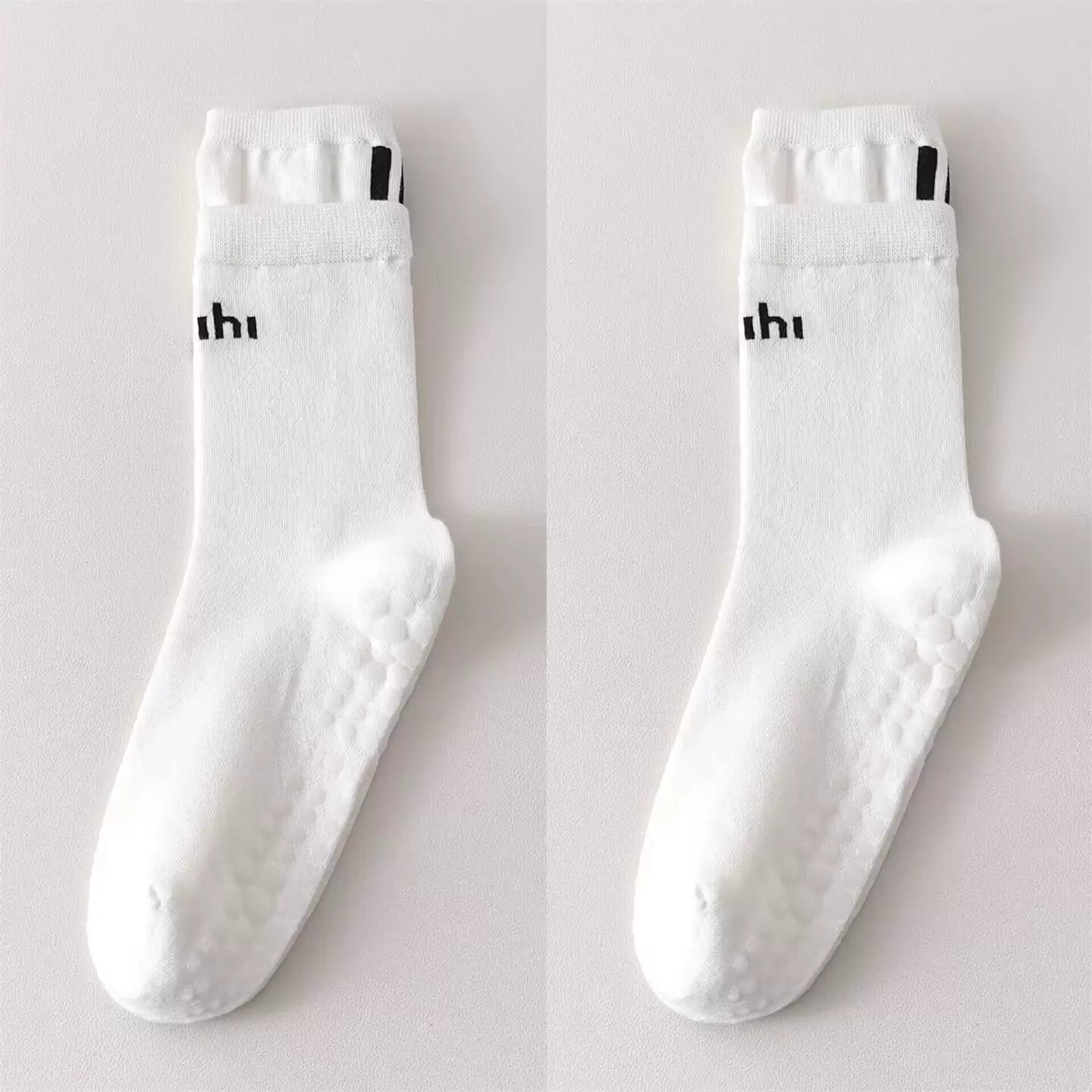 Hawecc | Women’s Mid-Calf Non-Slip Pilates Socks