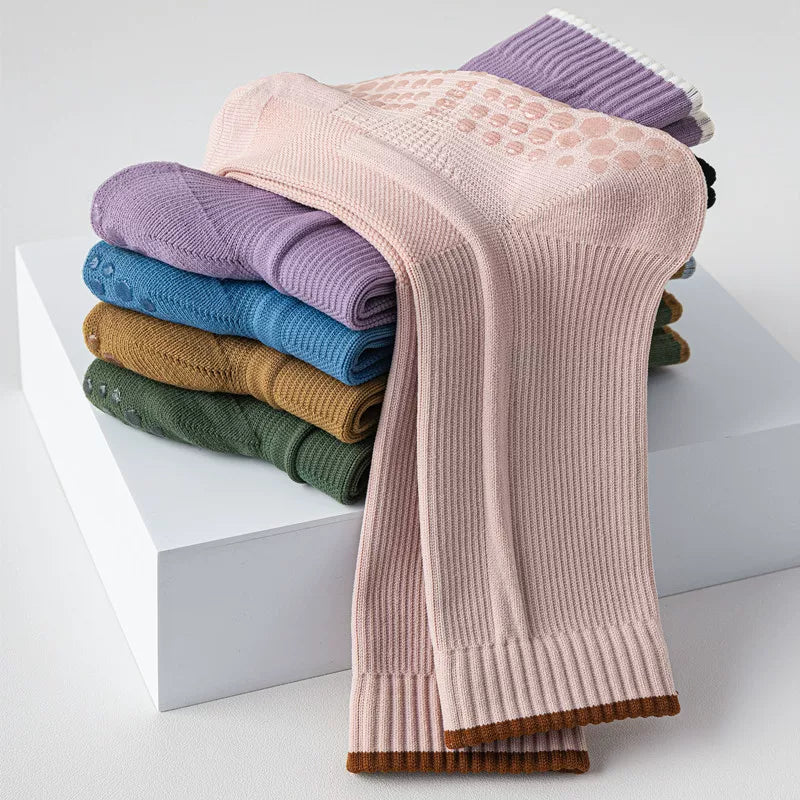 Hawecc | Indoor Yoga and Pilates Socks with Split-Toe