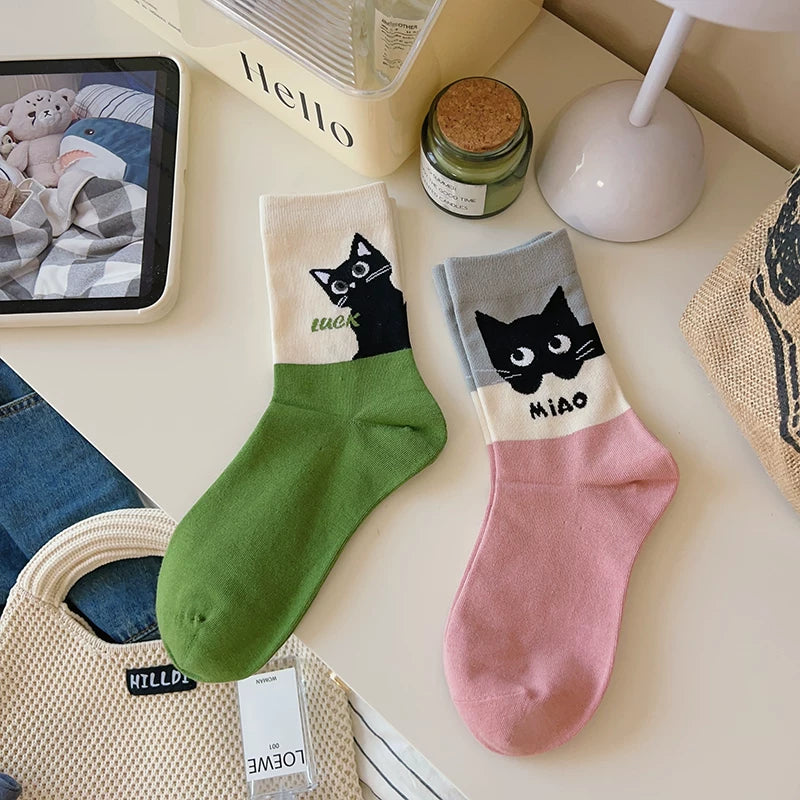 Hawecc | Mid-Calf Non-Slip Socks for Pilates and Yoga