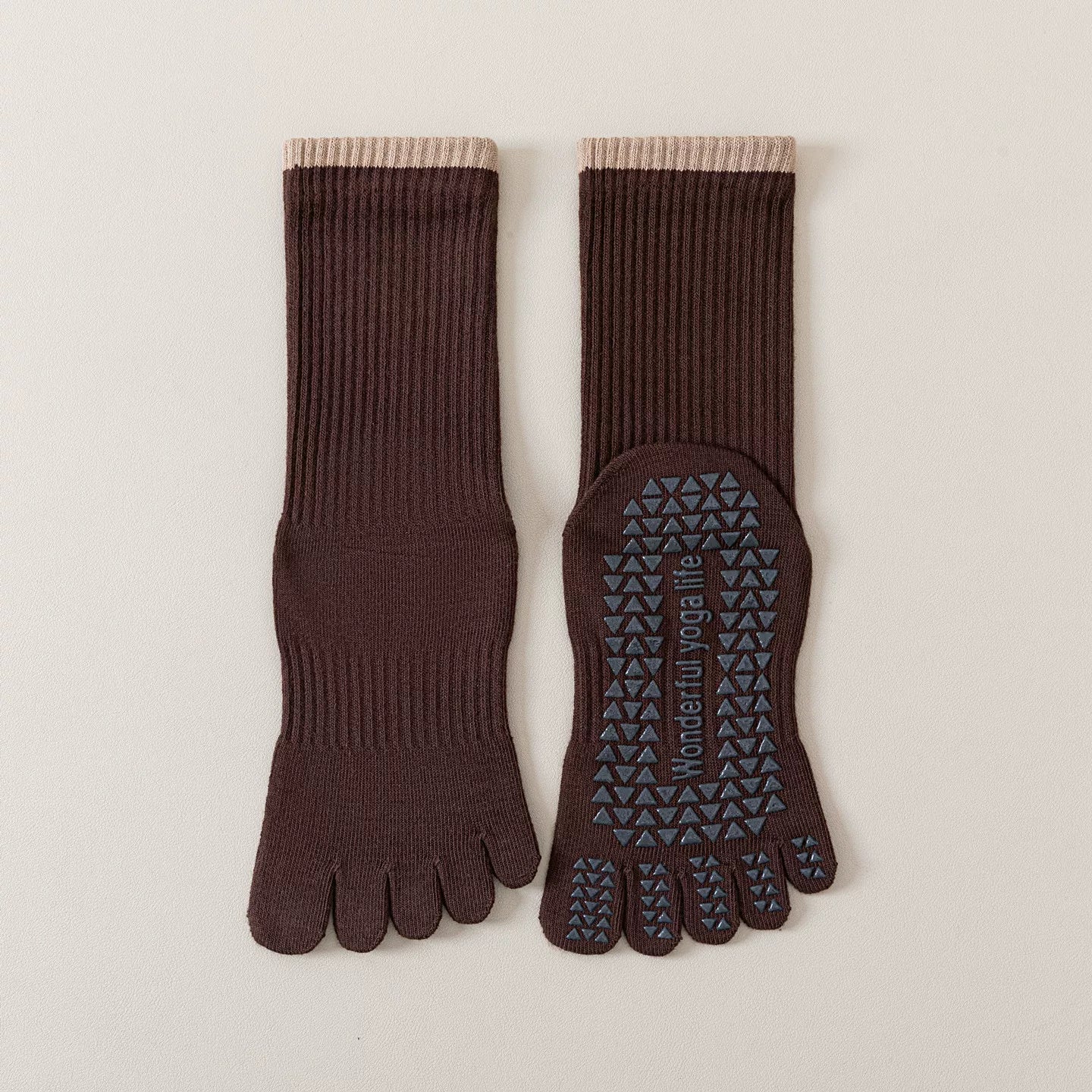 Hawecc | Women’s Indoor Fitness Socks with Split Toe