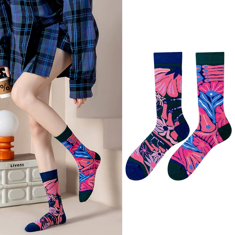 Hawecc | Mid-Calf Split-Toe Pilates and Yoga Socks