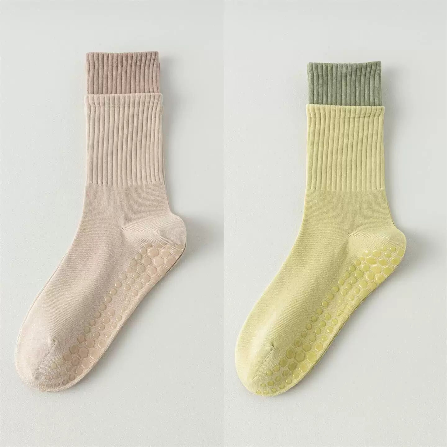 Hawecc | Women’s Non-Slip Split-Toe Socks for Pilates and Yoga