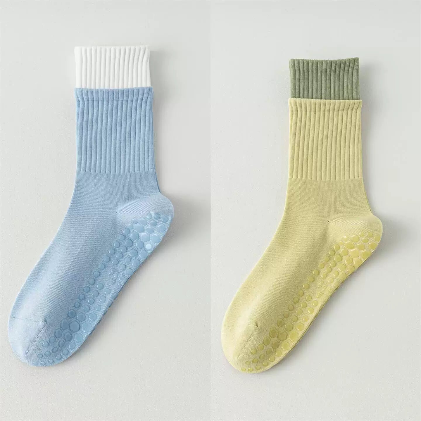 Hawecc | Women’s Non-Slip Split-Toe Socks for Pilates and Yoga