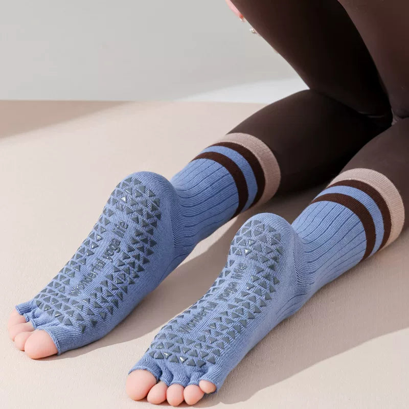 Hawecc | Women’s Professional Mid-Calf Socks for Indoor Floor Workouts