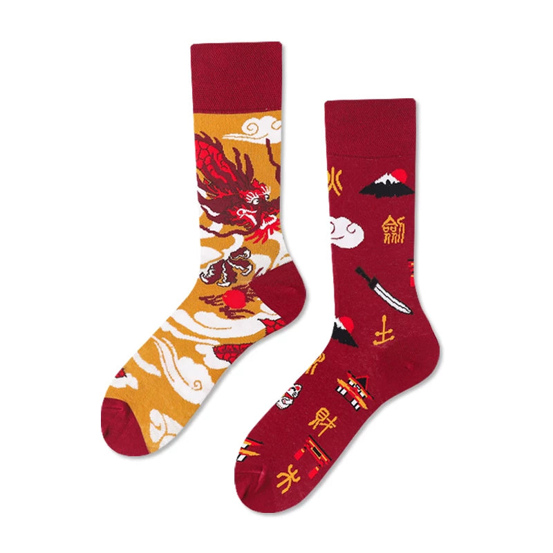 Hawecc | Mid-Calf Grip Socks for Indoor Home Practice