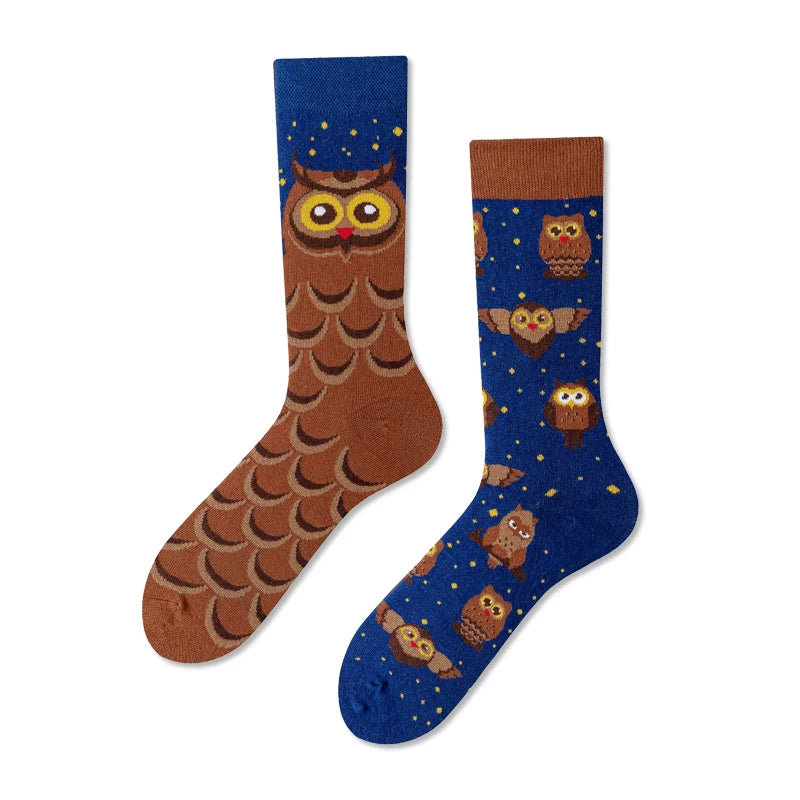 Hawecc | Mid-Calf Grip Socks for Indoor Home Practice