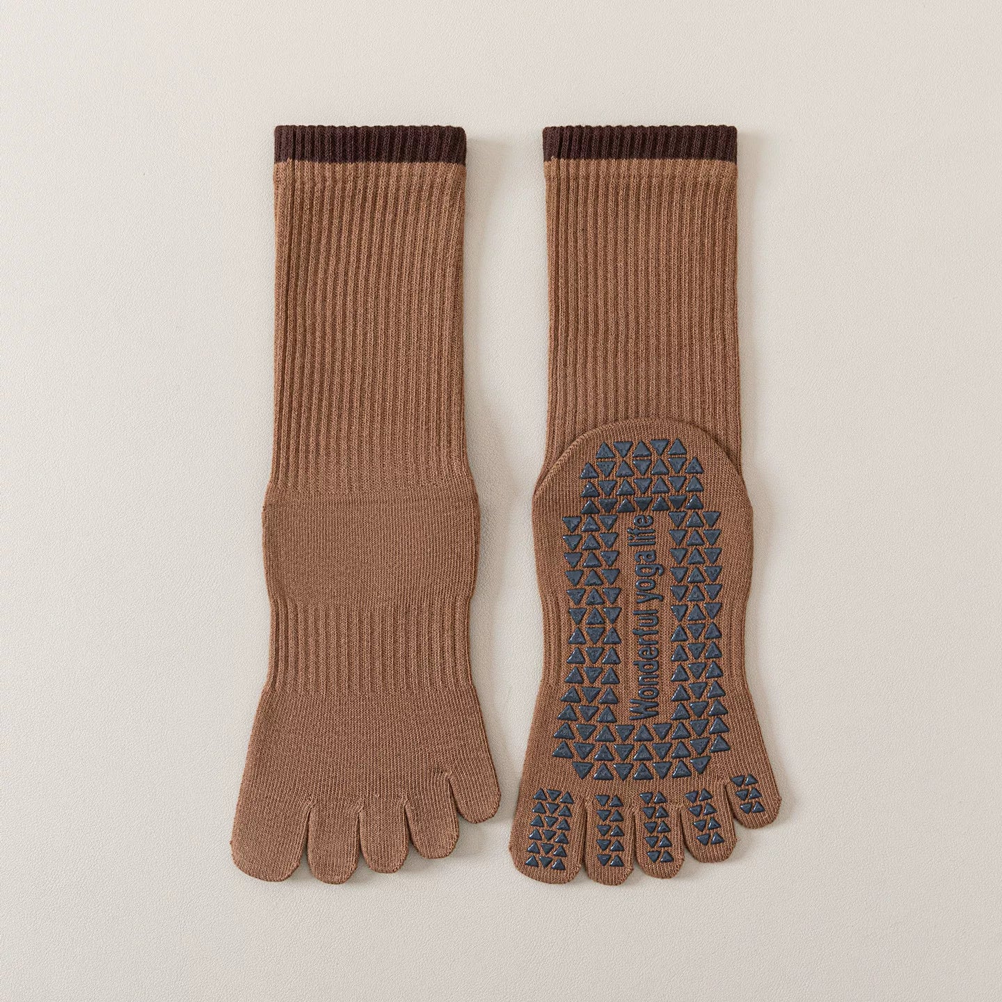 Hawecc | Women’s Indoor Fitness Socks with Split Toe