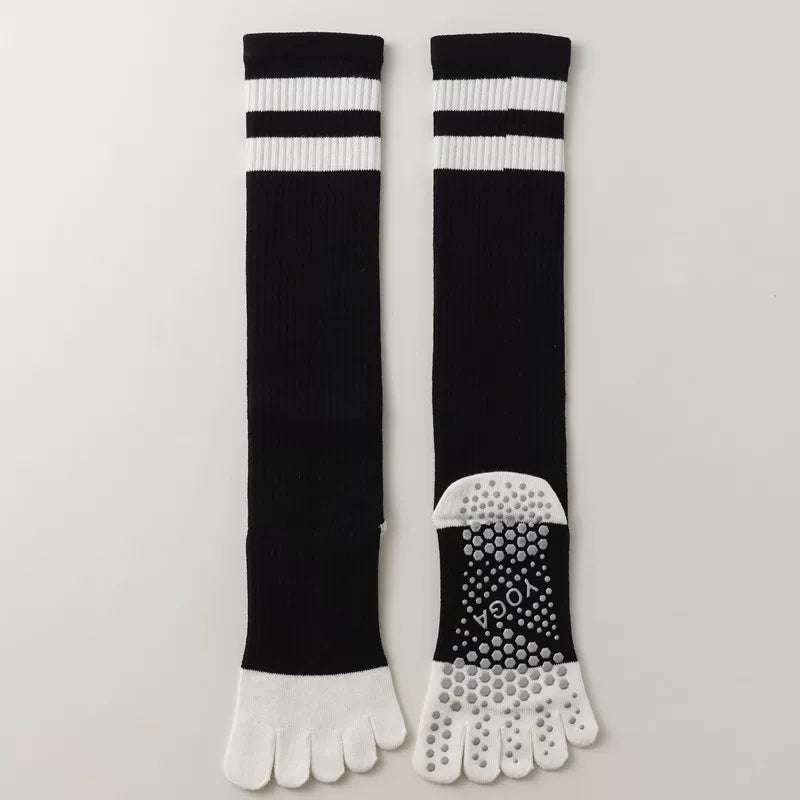 Hawecc | Indoor Mid-Calf Grip Socks for Women’s Fitness