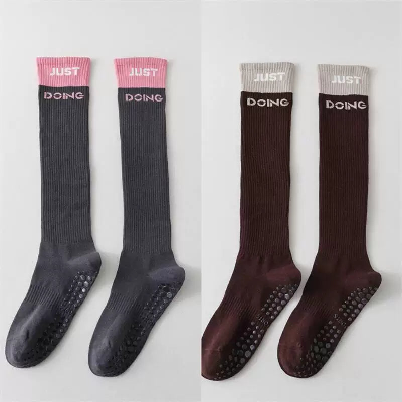 Hawecc | Indoor Fitness Socks with Split-Toe Design for Women