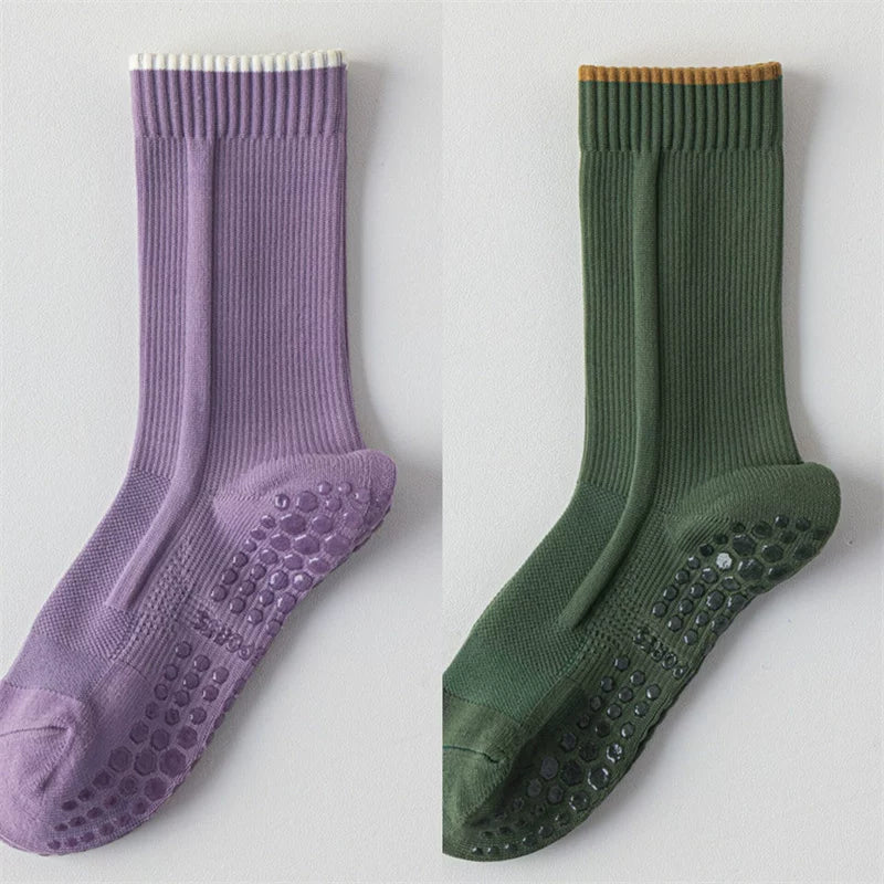 Hawecc | Indoor Yoga and Pilates Socks with Split-Toe