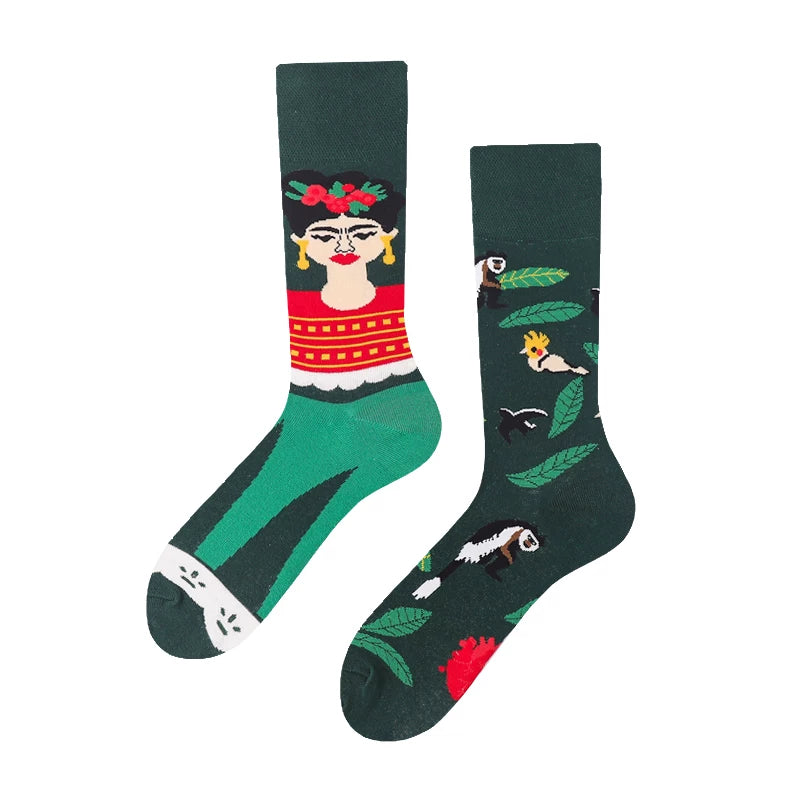 Hawecc | Mid-Calf Split-Toe Pilates and Yoga Socks