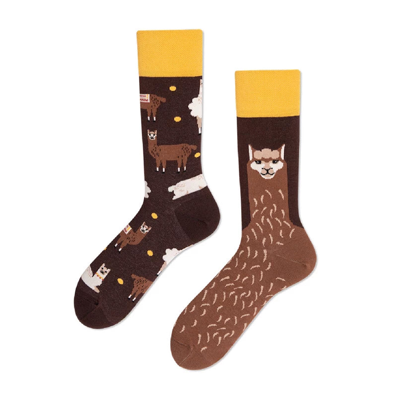 Hawecc | Mid-Calf Grip Socks for Indoor Home Practice