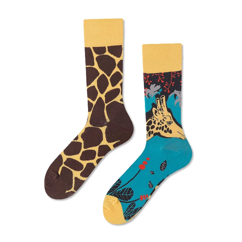 Hawecc | Mid-Calf Grip Socks for Indoor Home Practice