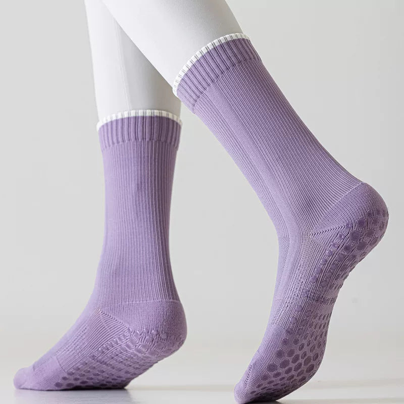 Hawecc | Indoor Yoga and Pilates Socks with Split-Toe